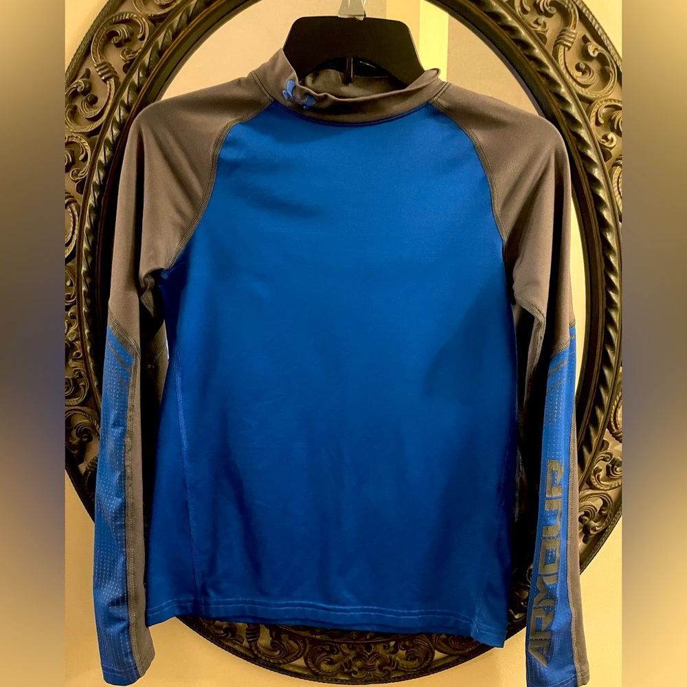 Boys ColdGear Mock Long Sleeve (Youth Large)